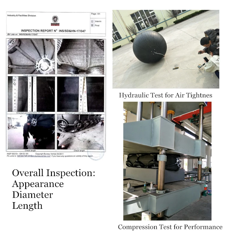 2m x 3.5m Yokohama Tip Pneumatski gumeni blatobran